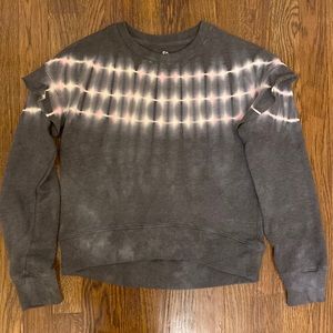 SO ruffle sweatshirt